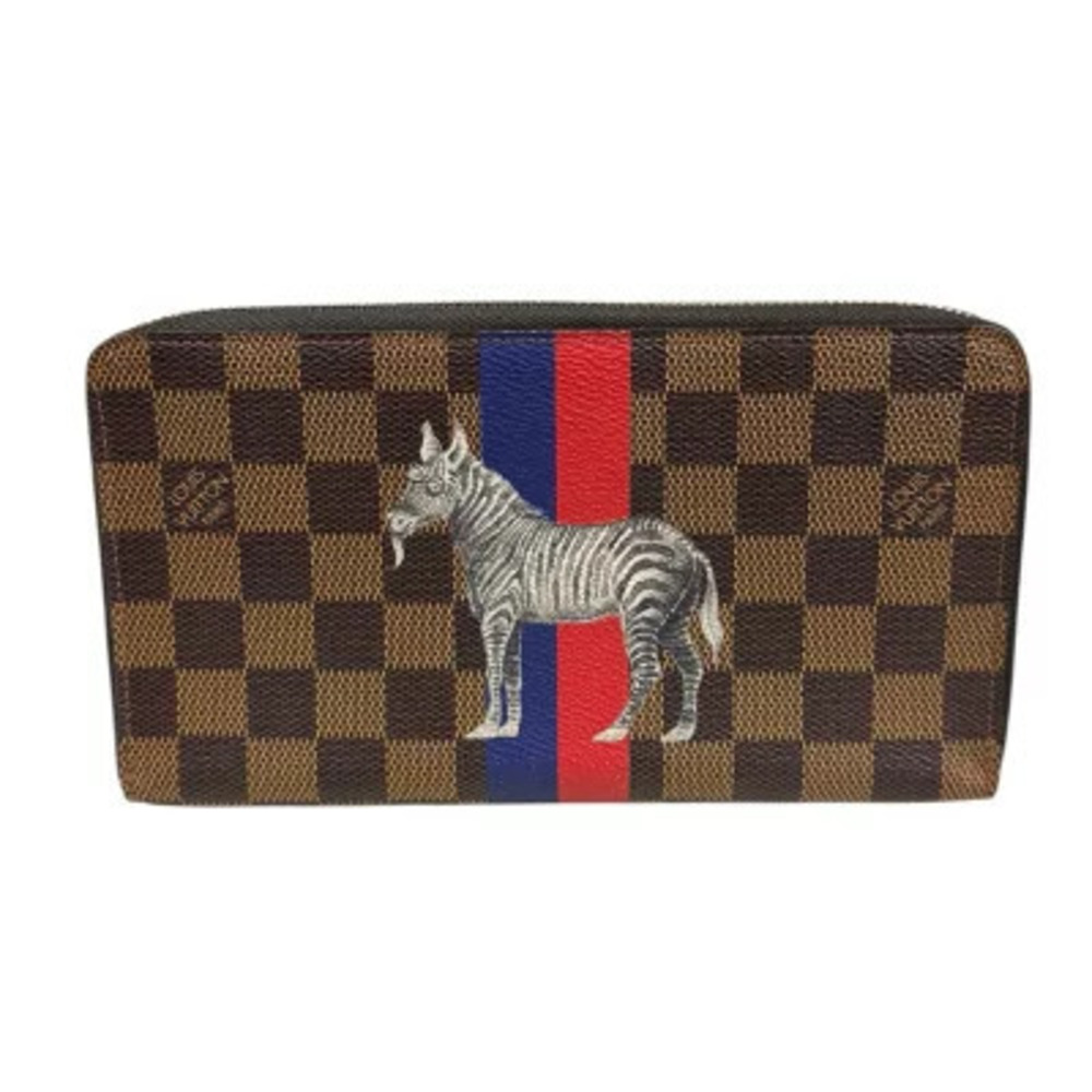 Louis Vuitton Zippy Organizer Damier Long Wallet Canvas